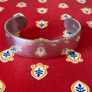 Salisbury Pewter I Plain Cuff Bracelet